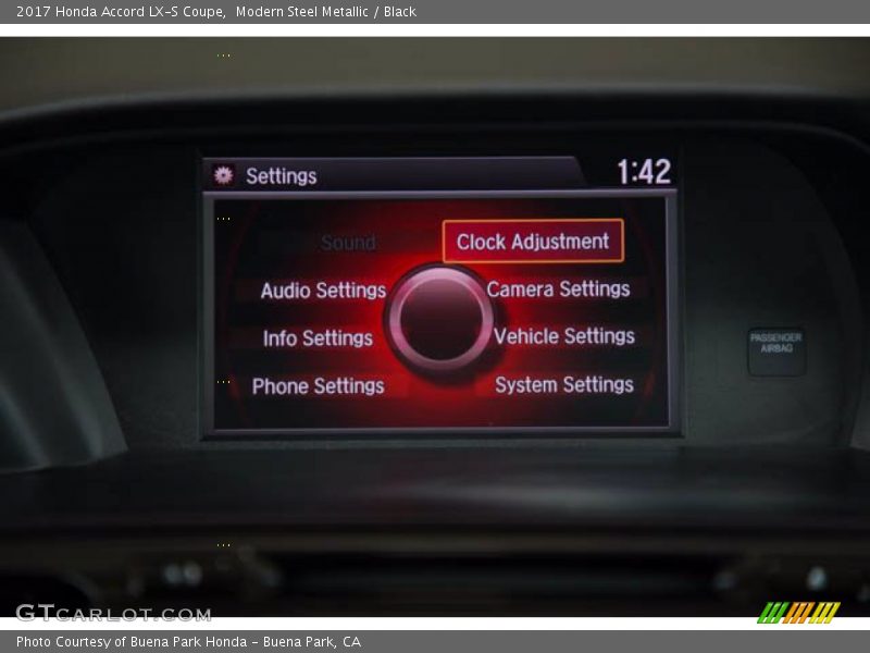 Modern Steel Metallic / Black 2017 Honda Accord LX-S Coupe