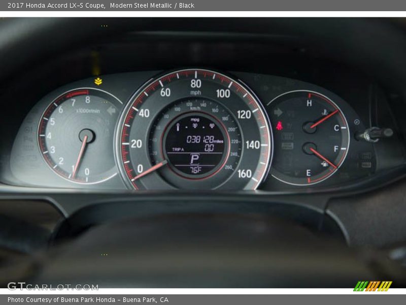 Modern Steel Metallic / Black 2017 Honda Accord LX-S Coupe