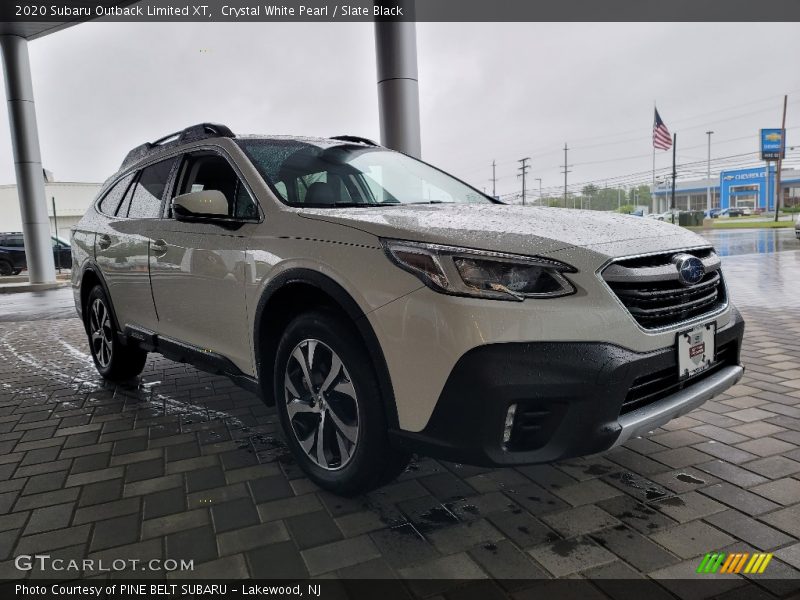 Crystal White Pearl / Slate Black 2020 Subaru Outback Limited XT