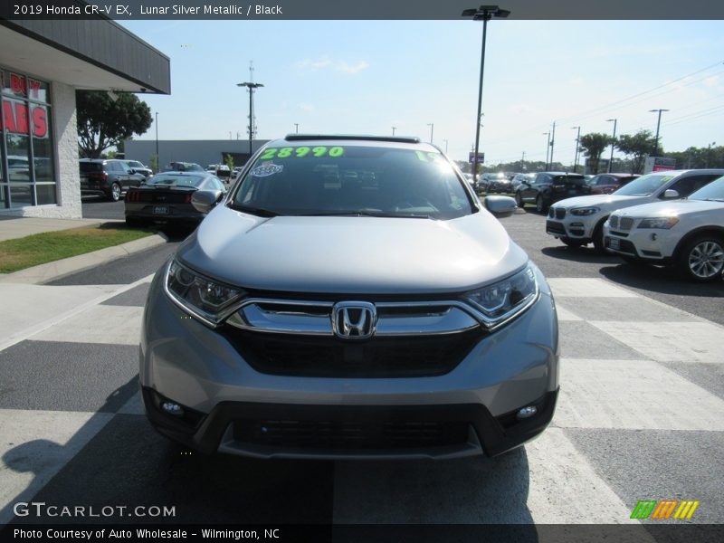 Lunar Silver Metallic / Black 2019 Honda CR-V EX