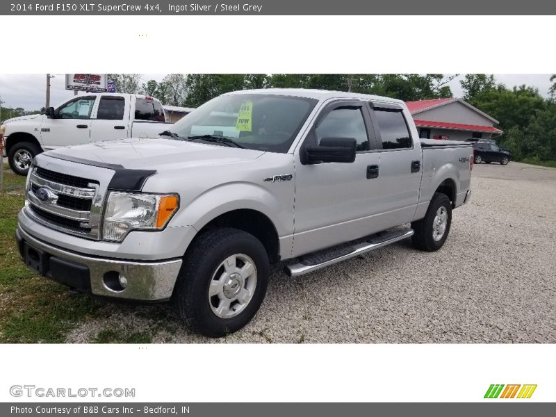 Ingot Silver / Steel Grey 2014 Ford F150 XLT SuperCrew 4x4
