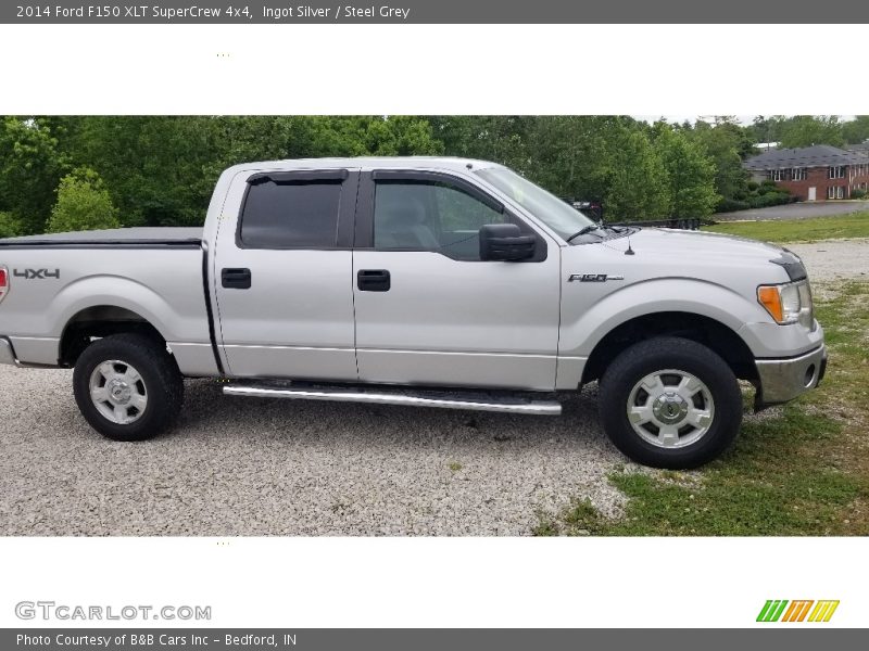 Ingot Silver / Steel Grey 2014 Ford F150 XLT SuperCrew 4x4