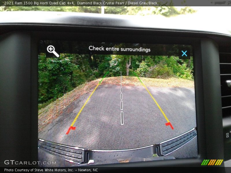 Diamond Black Crystal Pearl / Diesel Gray/Black 2021 Ram 1500 Big Horn Quad Cab 4x4