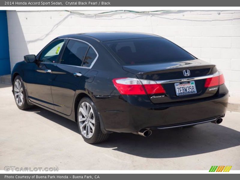 Crystal Black Pearl / Black 2014 Honda Accord Sport Sedan