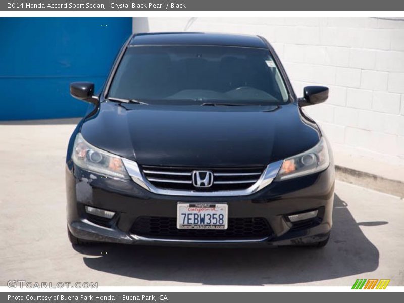 Crystal Black Pearl / Black 2014 Honda Accord Sport Sedan