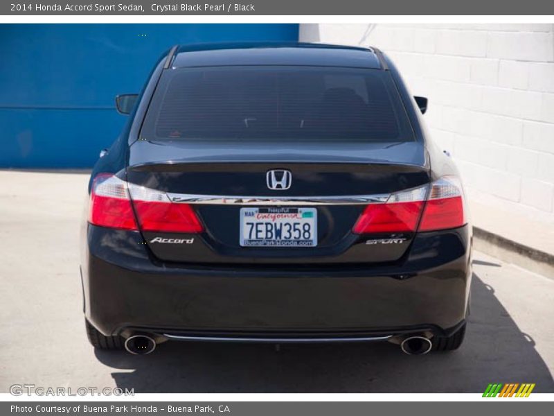 Crystal Black Pearl / Black 2014 Honda Accord Sport Sedan