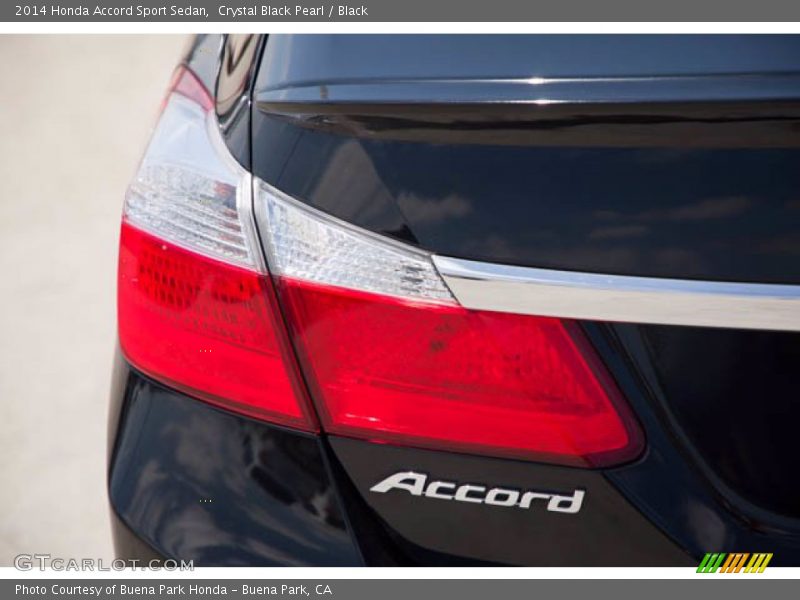 Crystal Black Pearl / Black 2014 Honda Accord Sport Sedan