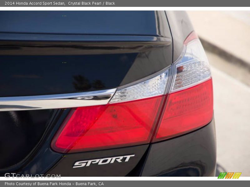 Crystal Black Pearl / Black 2014 Honda Accord Sport Sedan