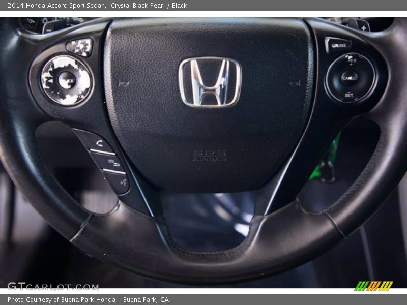 Crystal Black Pearl / Black 2014 Honda Accord Sport Sedan