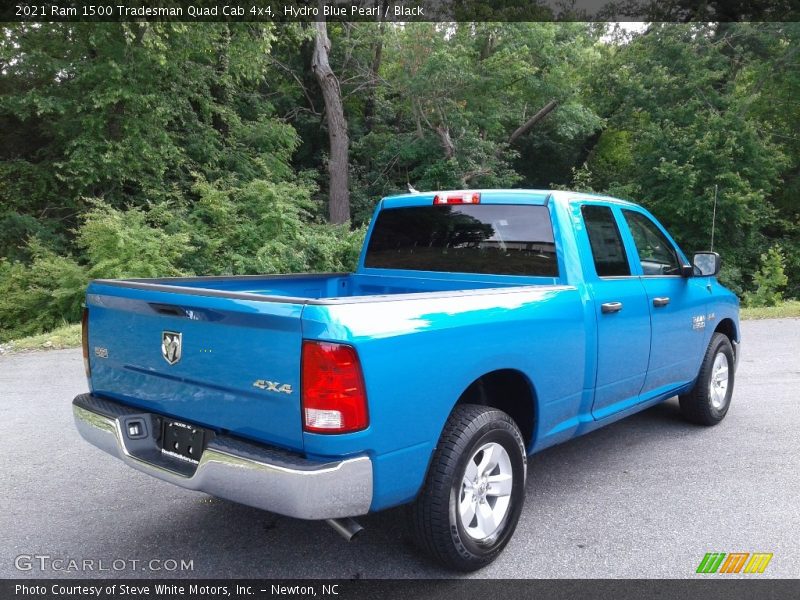 Hydro Blue Pearl / Black 2021 Ram 1500 Tradesman Quad Cab 4x4