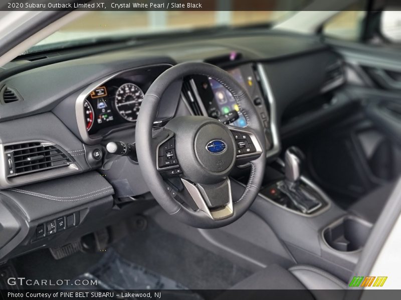 Crystal White Pearl / Slate Black 2020 Subaru Outback Limited XT