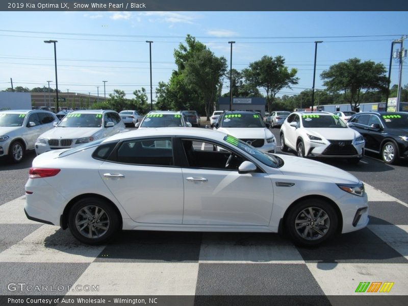 Snow White Pearl / Black 2019 Kia Optima LX