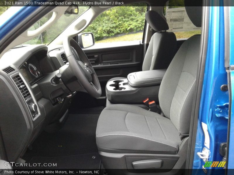 Hydro Blue Pearl / Black 2021 Ram 1500 Tradesman Quad Cab 4x4