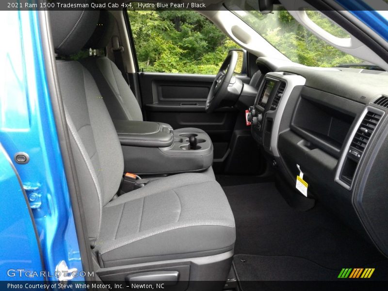 Hydro Blue Pearl / Black 2021 Ram 1500 Tradesman Quad Cab 4x4