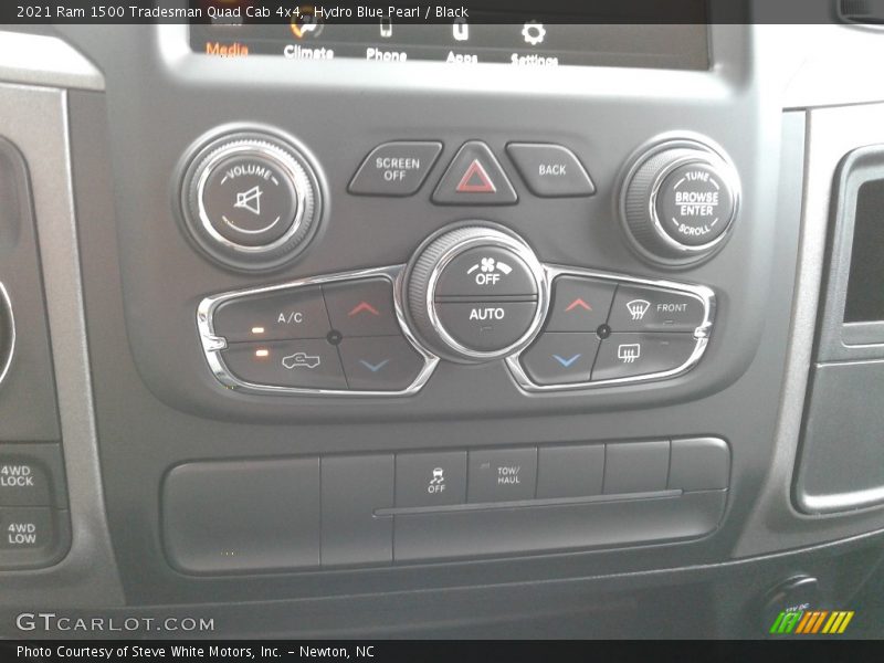 Hydro Blue Pearl / Black 2021 Ram 1500 Tradesman Quad Cab 4x4