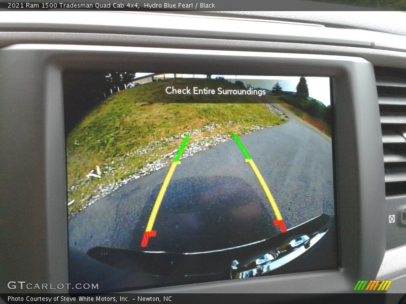 Hydro Blue Pearl / Black 2021 Ram 1500 Tradesman Quad Cab 4x4