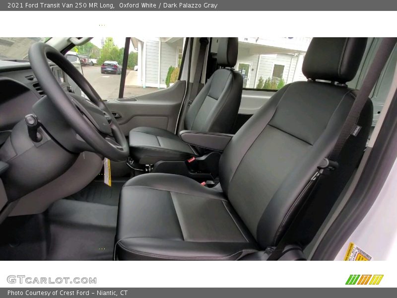 Oxford White / Dark Palazzo Gray 2021 Ford Transit Van 250 MR Long