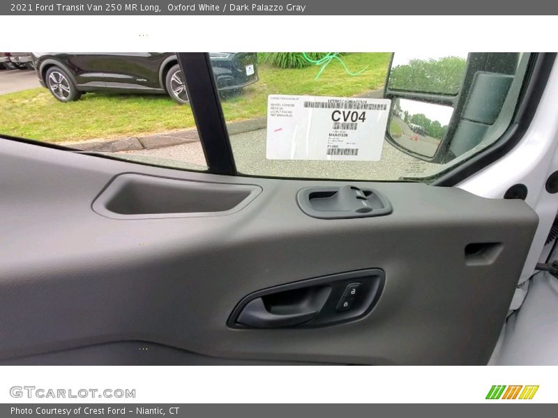 Oxford White / Dark Palazzo Gray 2021 Ford Transit Van 250 MR Long
