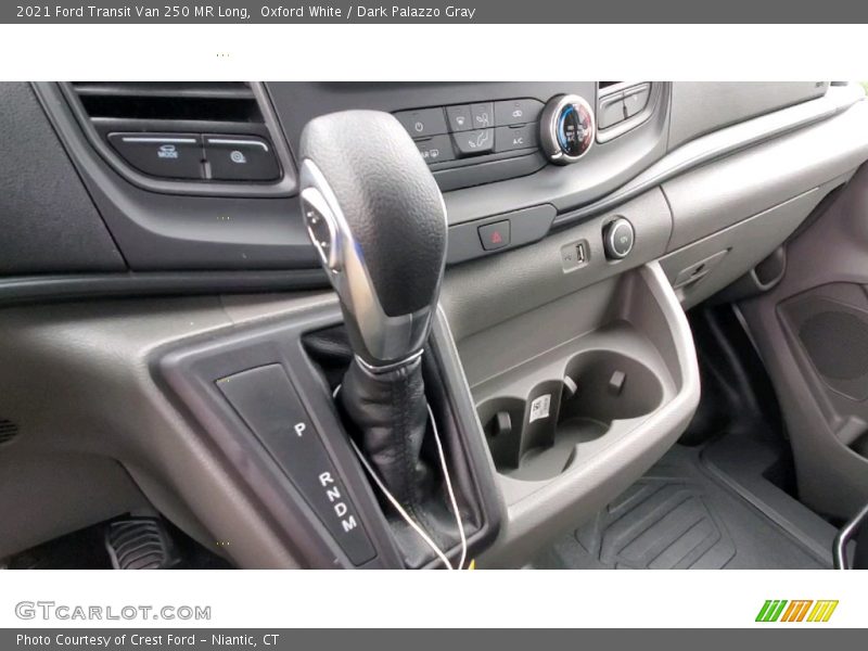 Oxford White / Dark Palazzo Gray 2021 Ford Transit Van 250 MR Long