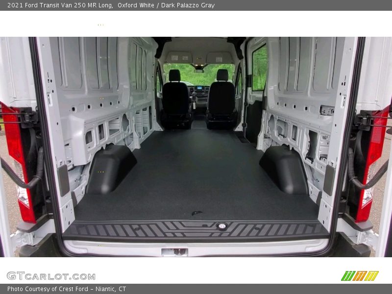 Oxford White / Dark Palazzo Gray 2021 Ford Transit Van 250 MR Long