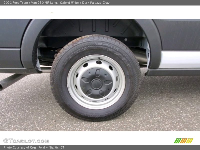 Oxford White / Dark Palazzo Gray 2021 Ford Transit Van 250 MR Long