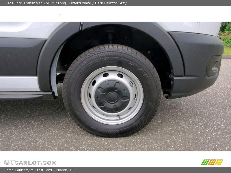 Oxford White / Dark Palazzo Gray 2021 Ford Transit Van 250 MR Long