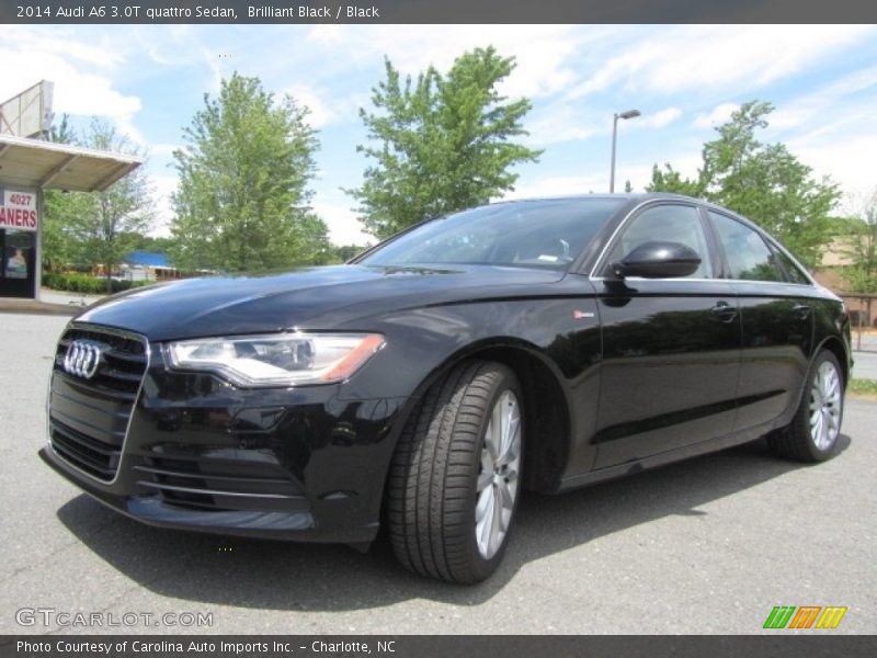 Brilliant Black / Black 2014 Audi A6 3.0T quattro Sedan