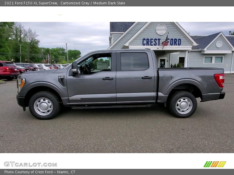 Carbonized Gray / Medium Dark Slate 2021 Ford F150 XL SuperCrew
