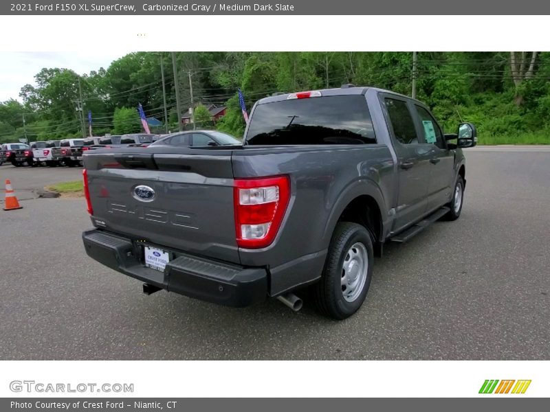 Carbonized Gray / Medium Dark Slate 2021 Ford F150 XL SuperCrew