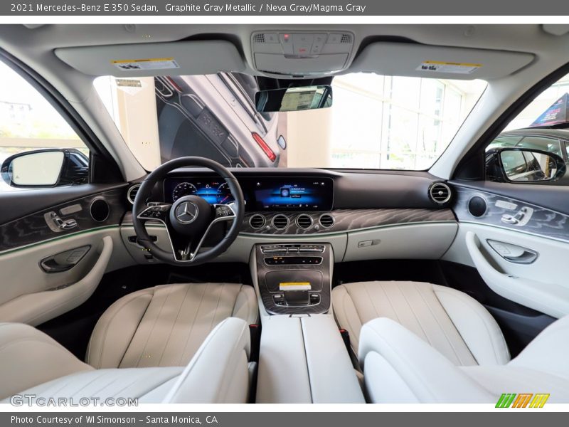  2021 E 350 Sedan Neva Gray/Magma Gray Interior