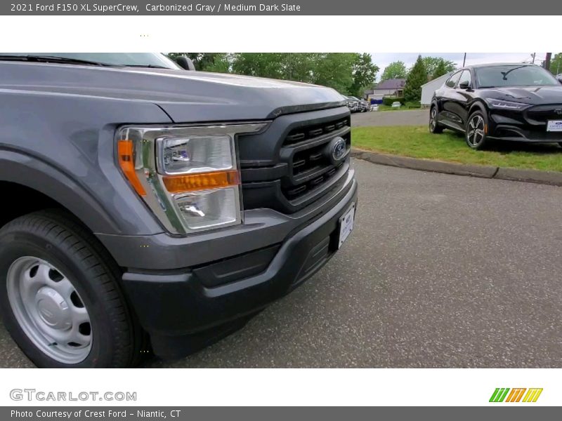 Carbonized Gray / Medium Dark Slate 2021 Ford F150 XL SuperCrew