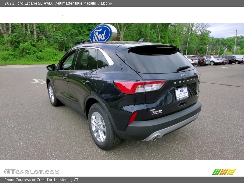 Antimatter Blue Metallic / Ebony 2021 Ford Escape SE 4WD