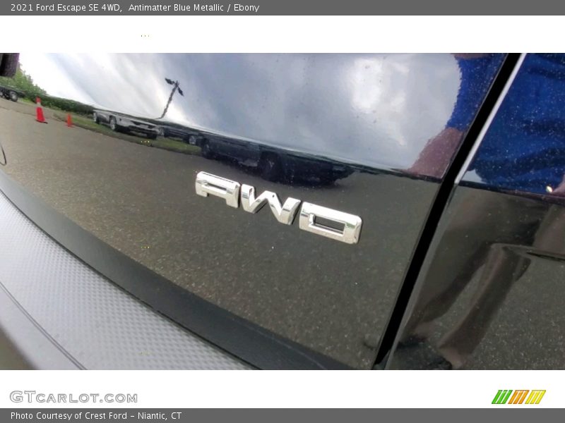 Antimatter Blue Metallic / Ebony 2021 Ford Escape SE 4WD