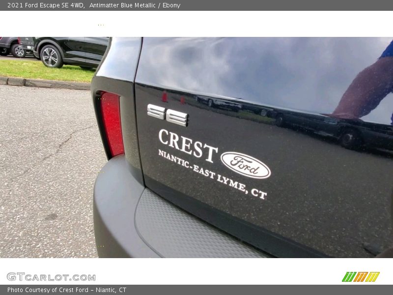 Antimatter Blue Metallic / Ebony 2021 Ford Escape SE 4WD