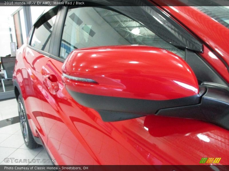 Milano Red / Black 2018 Honda HR-V EX AWD