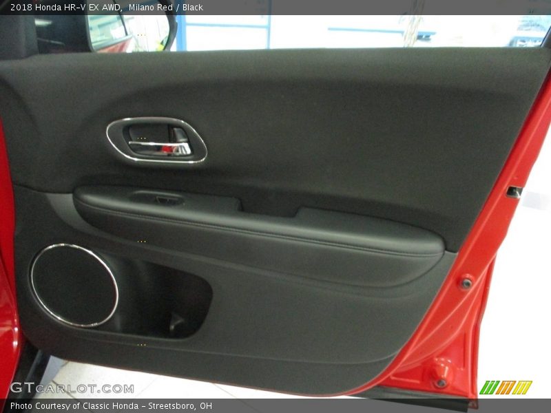 Milano Red / Black 2018 Honda HR-V EX AWD