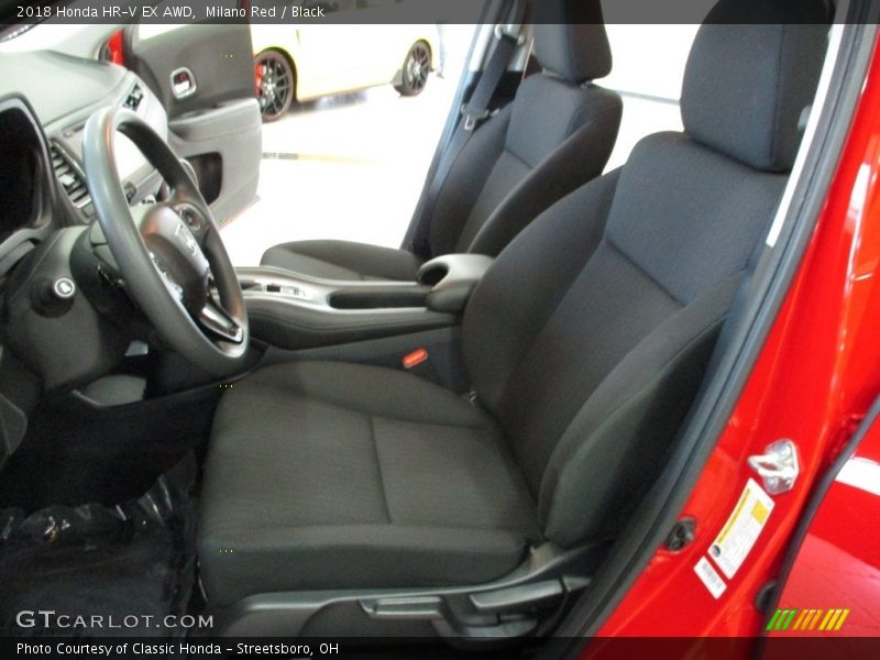 Milano Red / Black 2018 Honda HR-V EX AWD