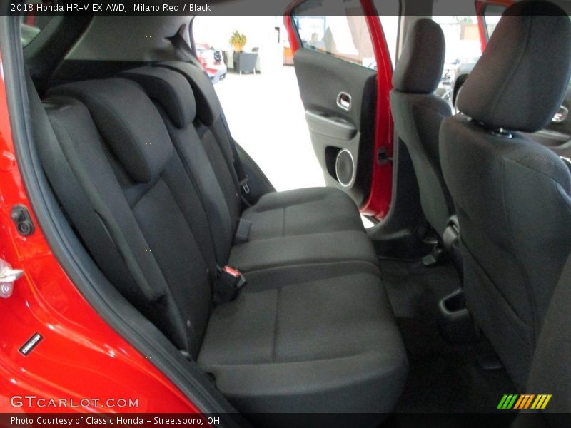 Milano Red / Black 2018 Honda HR-V EX AWD