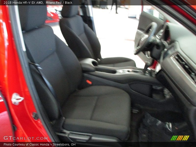 Milano Red / Black 2018 Honda HR-V EX AWD