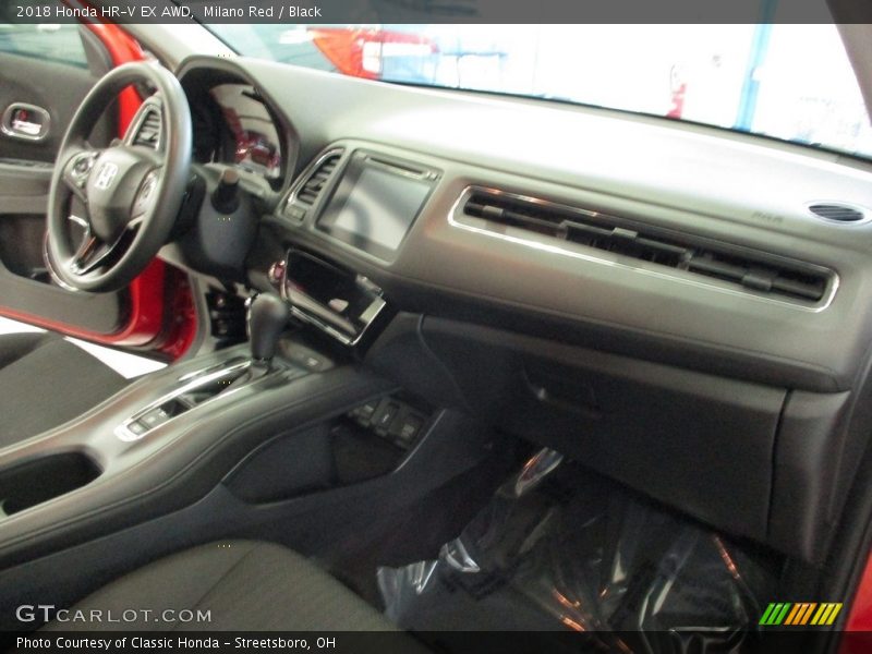 Milano Red / Black 2018 Honda HR-V EX AWD