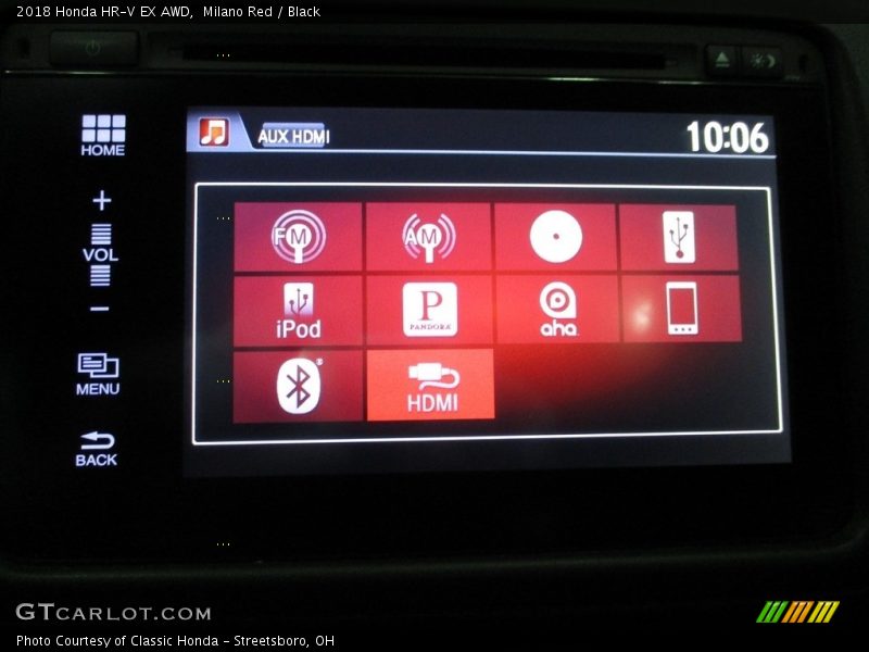 Milano Red / Black 2018 Honda HR-V EX AWD