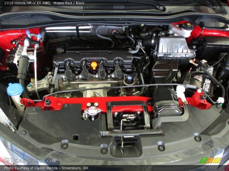 Milano Red / Black 2018 Honda HR-V EX AWD