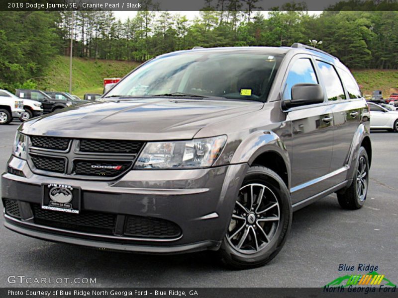 Granite Pearl / Black 2018 Dodge Journey SE