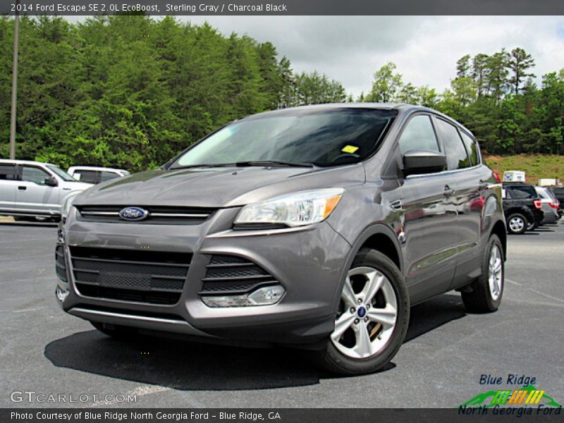 Sterling Gray / Charcoal Black 2014 Ford Escape SE 2.0L EcoBoost