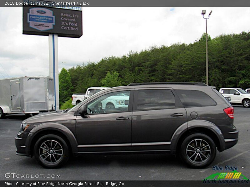 Granite Pearl / Black 2018 Dodge Journey SE