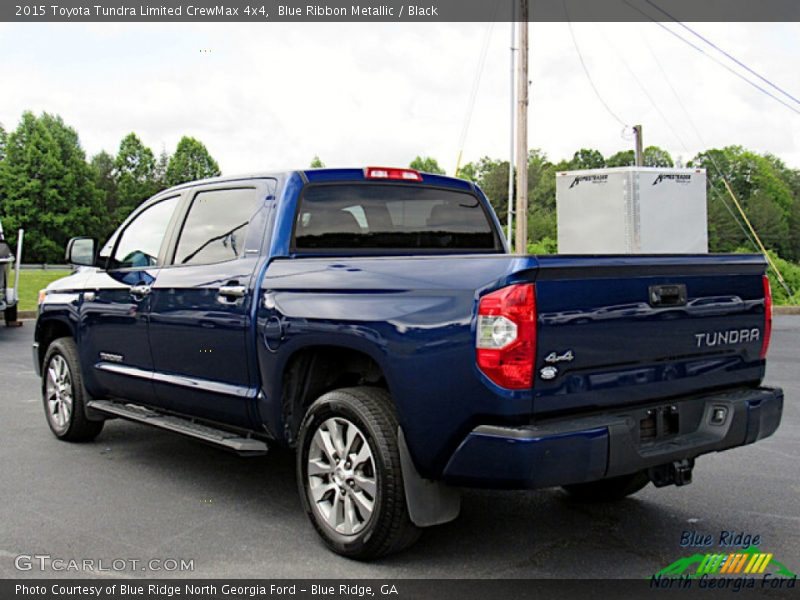 Blue Ribbon Metallic / Black 2015 Toyota Tundra Limited CrewMax 4x4