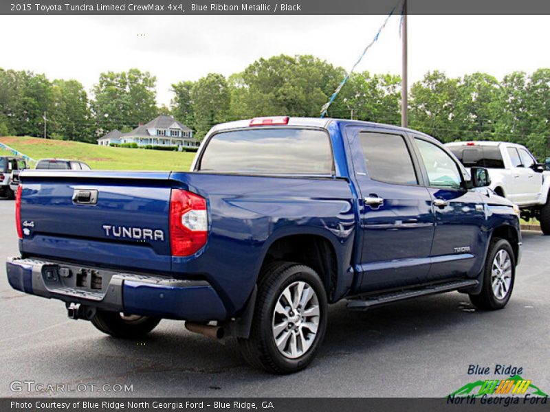 Blue Ribbon Metallic / Black 2015 Toyota Tundra Limited CrewMax 4x4