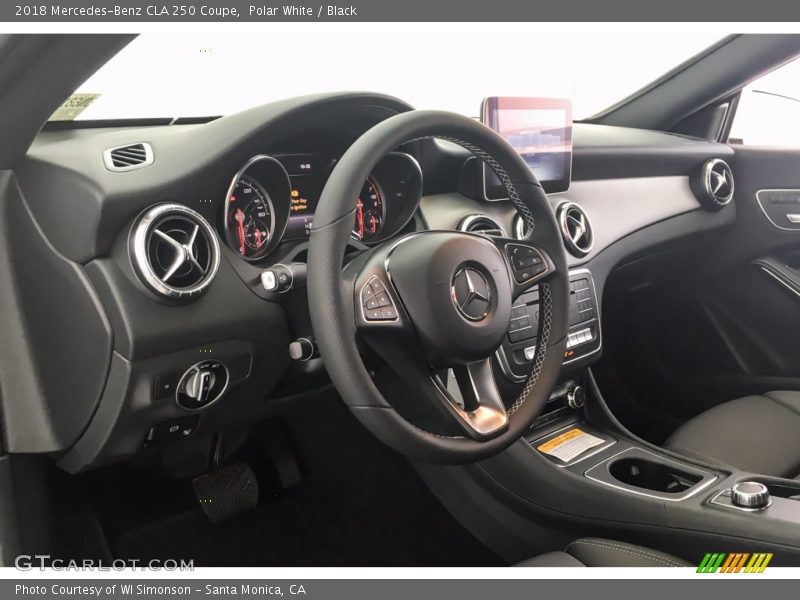 Polar White / Black 2018 Mercedes-Benz CLA 250 Coupe