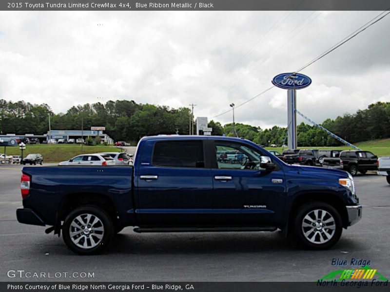 Blue Ribbon Metallic / Black 2015 Toyota Tundra Limited CrewMax 4x4