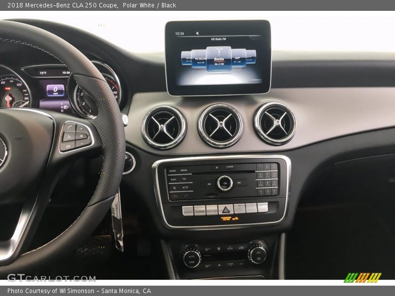 Polar White / Black 2018 Mercedes-Benz CLA 250 Coupe